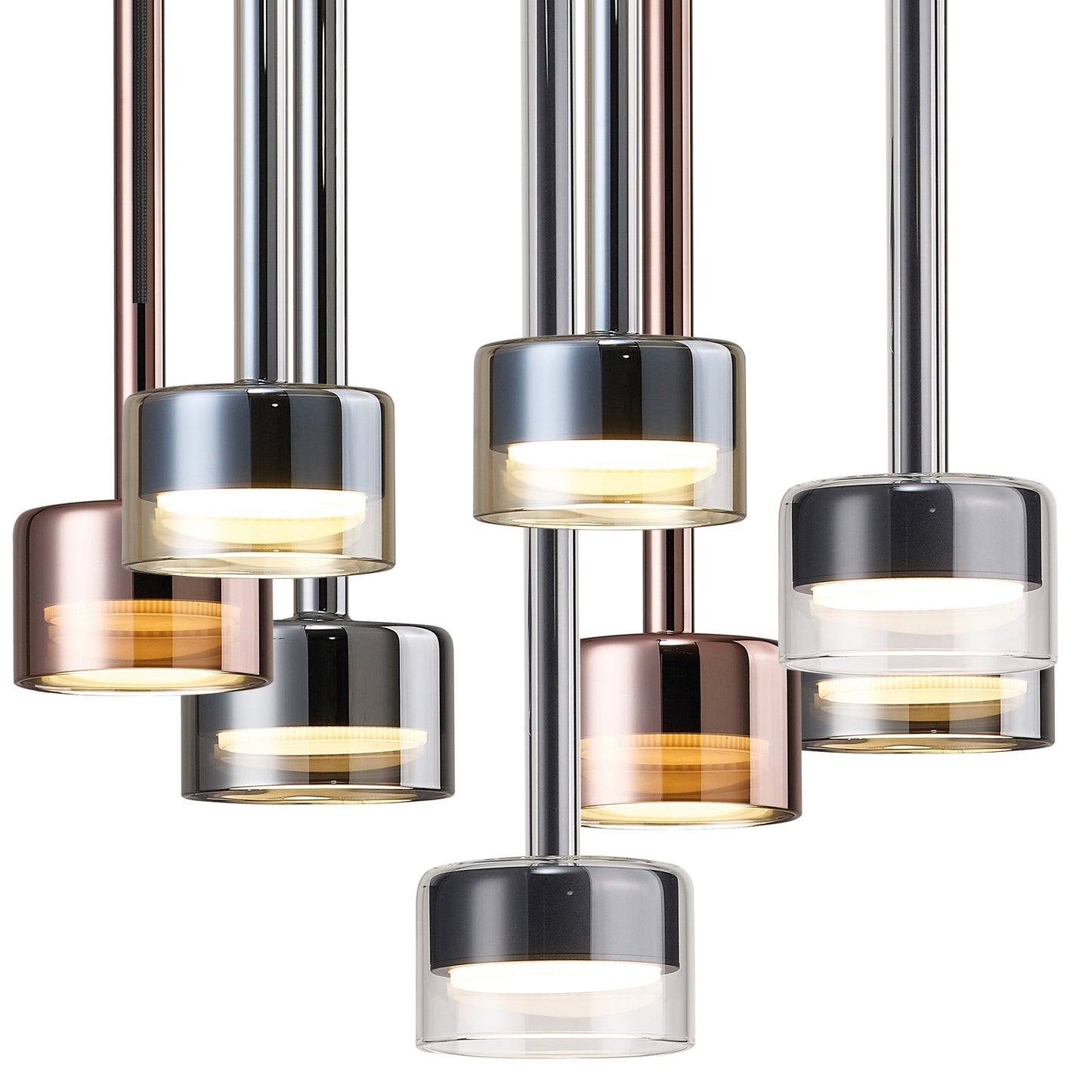 Thorpe 8 Light Round Cluster Pendant
