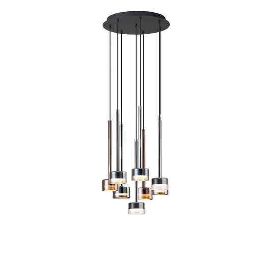 Thorpe 8 Light Round Cluster Pendant