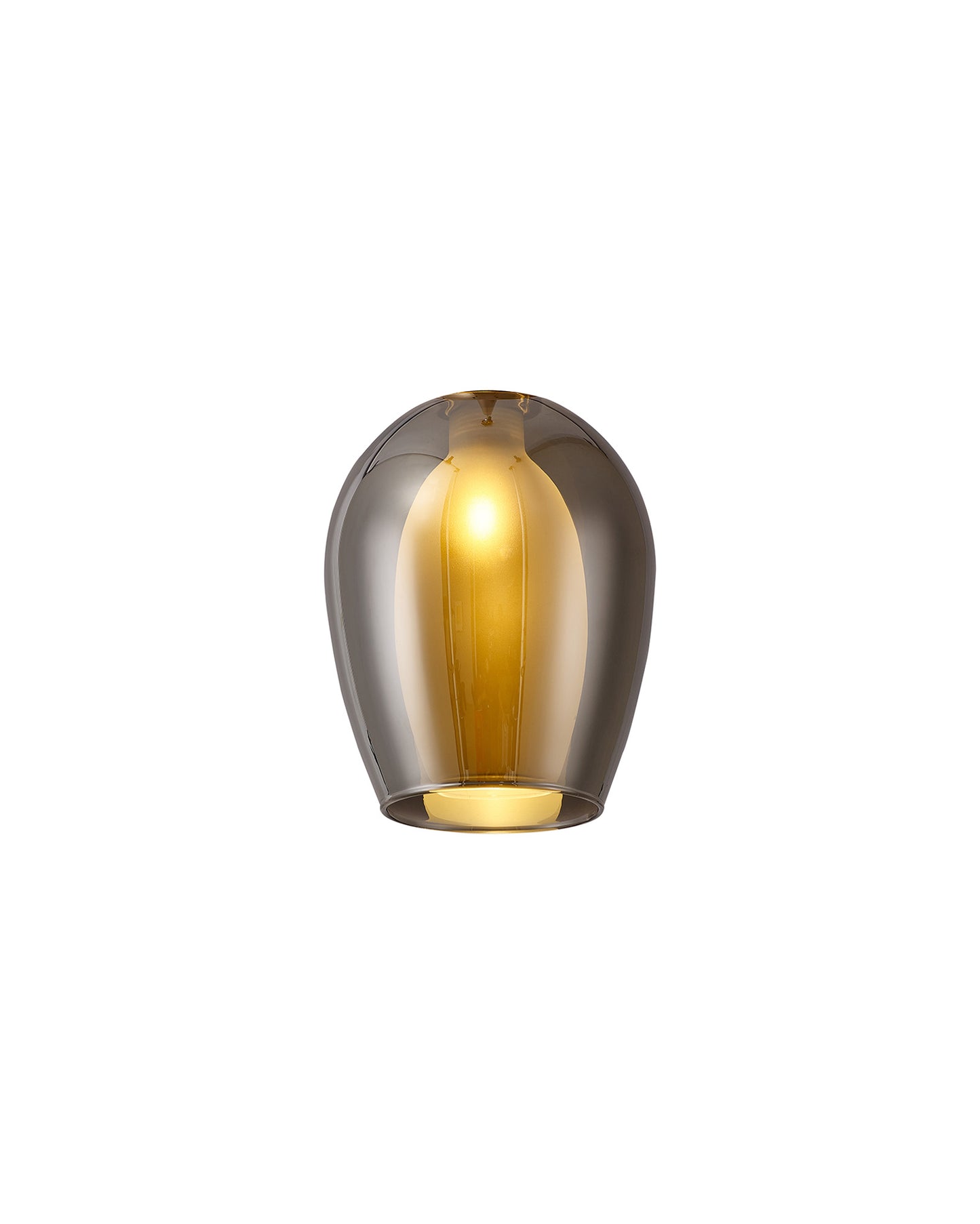Aprillo Wine Glass Classic Shade - Cognac/Clear/Chrome