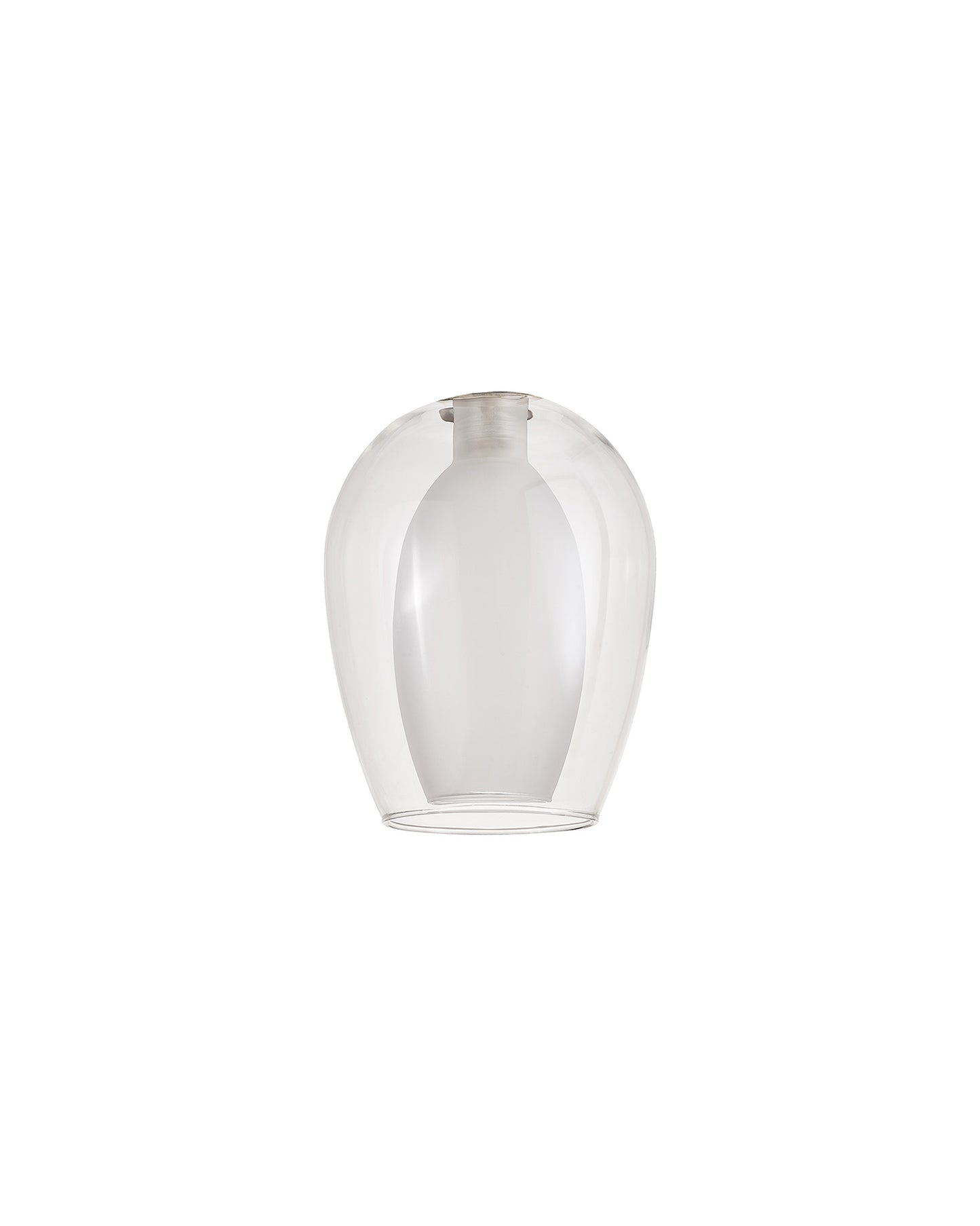 Aprillo Wine Glass Classic Shade - Cognac/Clear/Chrome