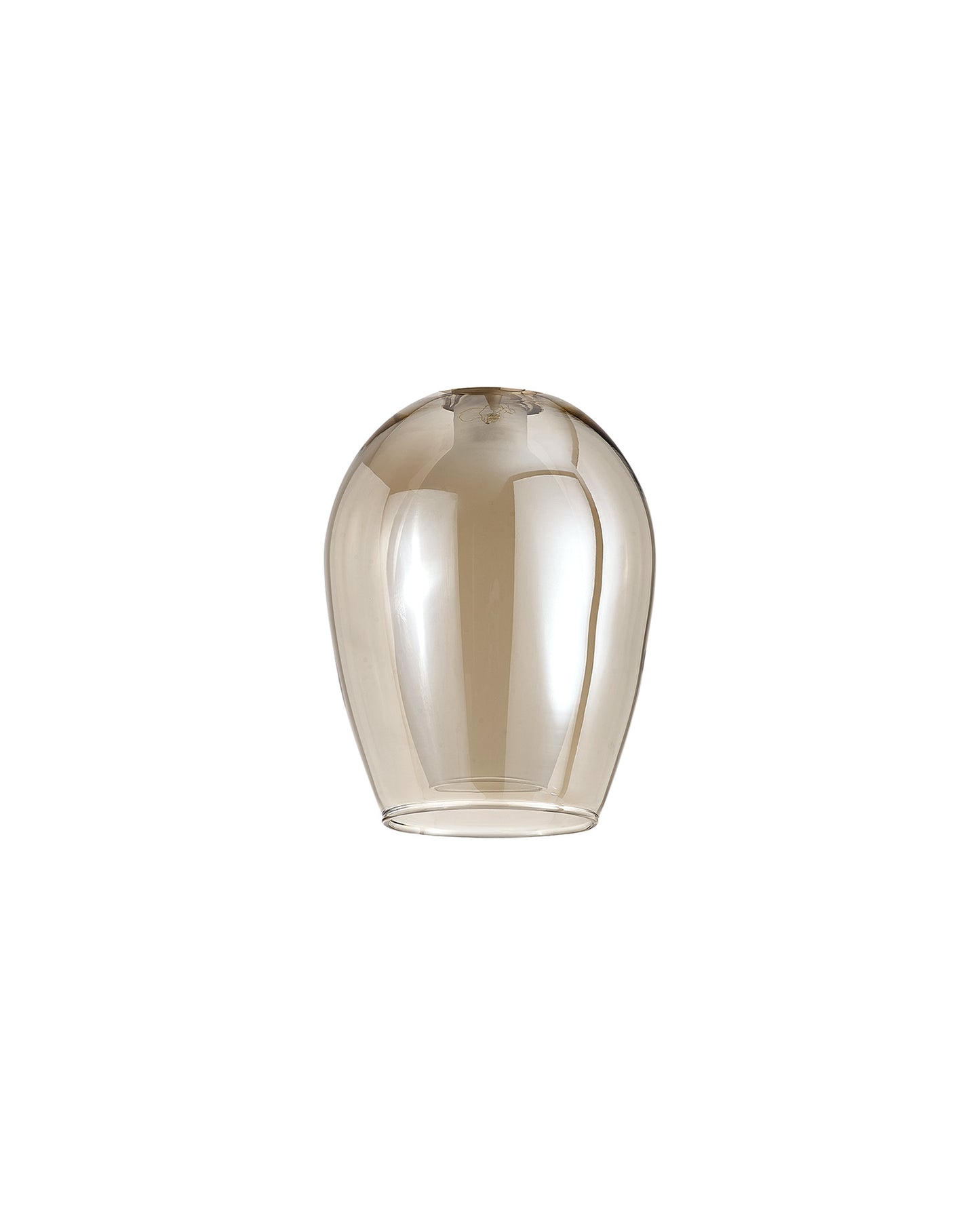 Aprillo Wine Glass Classic Shade - Cognac/Clear/Chrome