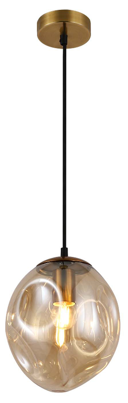 Saturn Single Champagne Pendant - EX DISPLAY ONE ONLY!