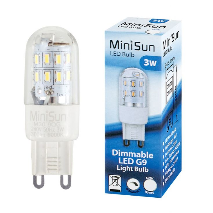 LED G9 Lamp - 3W - Cool White