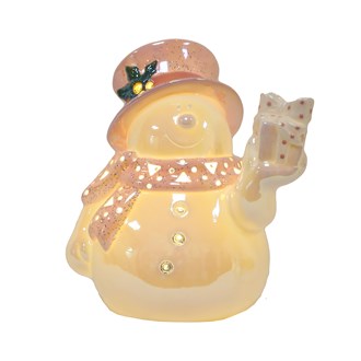 Iridescent Snowman - LED Light Up