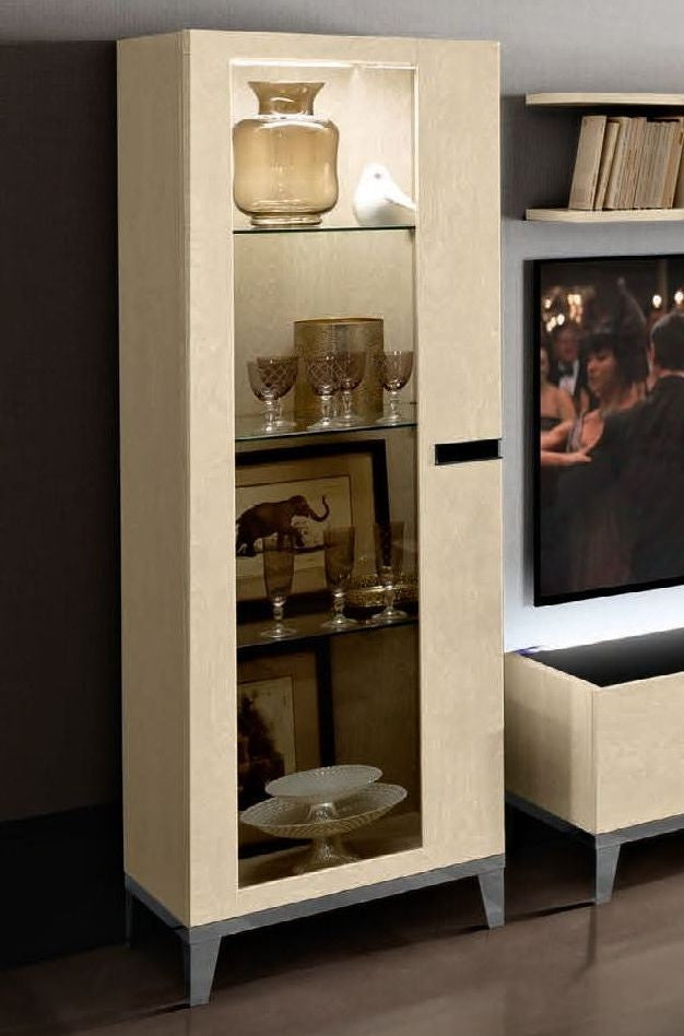 Amber 1 Door Display Cabinet
