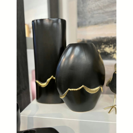 Black & Gold Vase