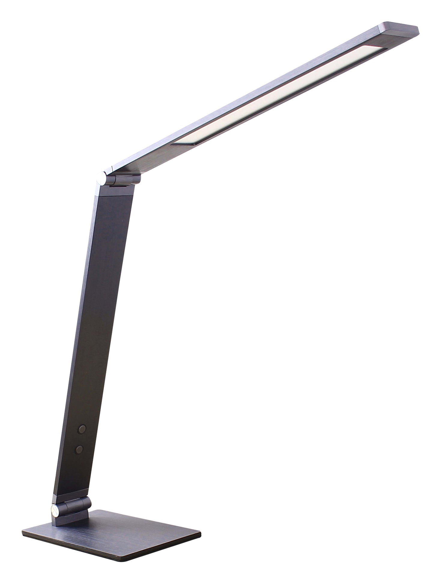 Carlton LED Table Lamp - Aluminium/Graphite/Mocha
