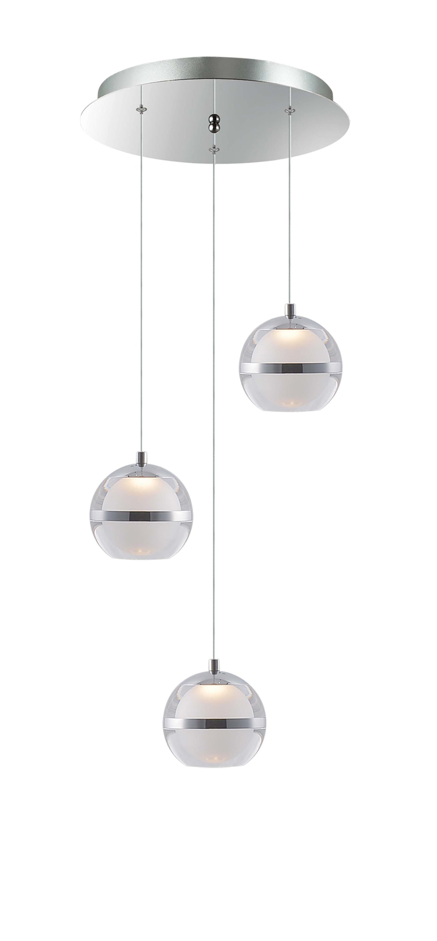 Bladon 3 Light Spiral Pendant