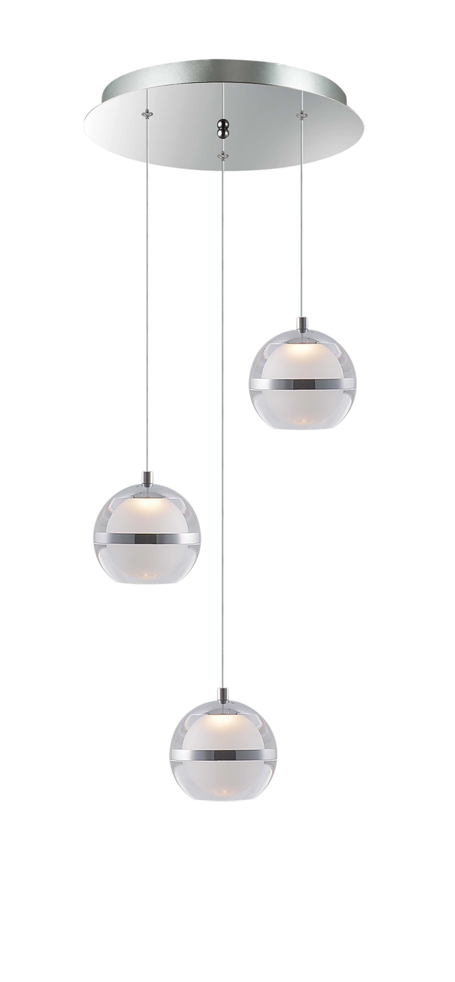 Bladon 3 Light Spiral Pendant