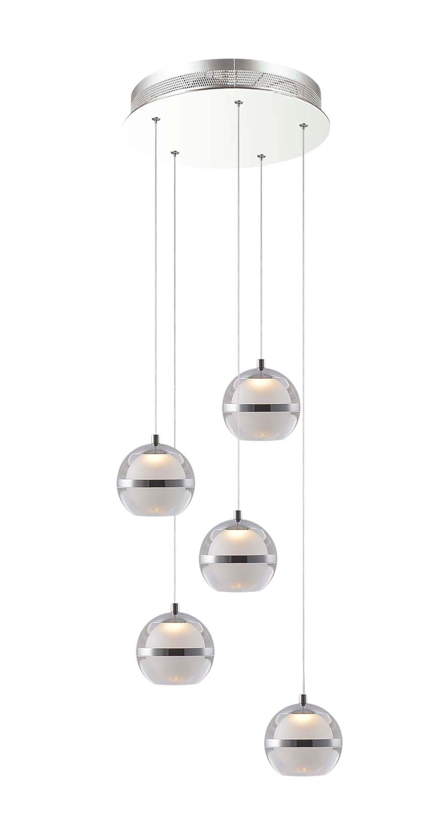Bladon 5 Light Spiral Pendant