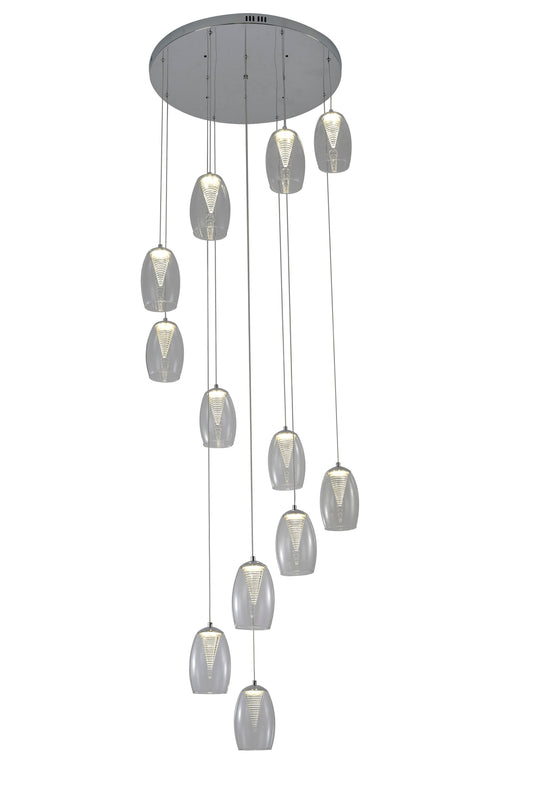 Callas 12 Light Led Round Pendant