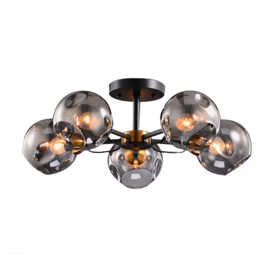 Darwin 5 Light Semi Flush