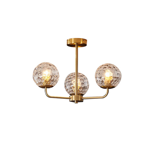 Kingston 3 Light Semi Flush