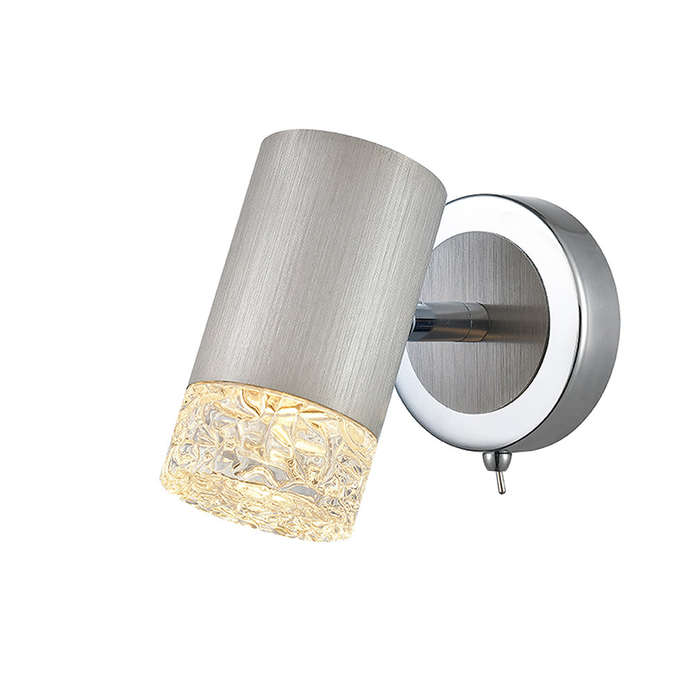 Champney Single Wall Spot Light - Silver