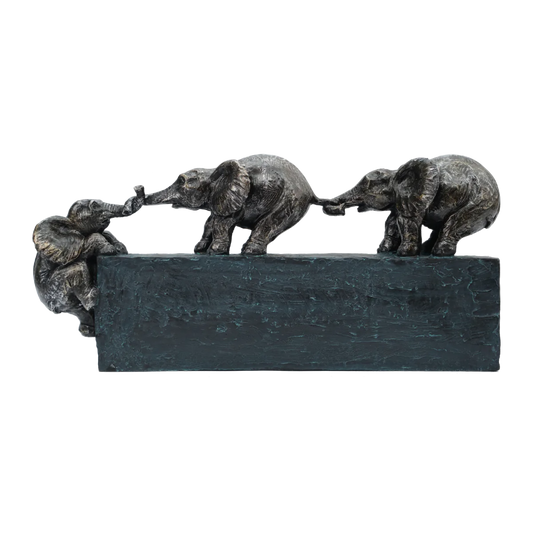 Elephant Sculpture - Family Ties