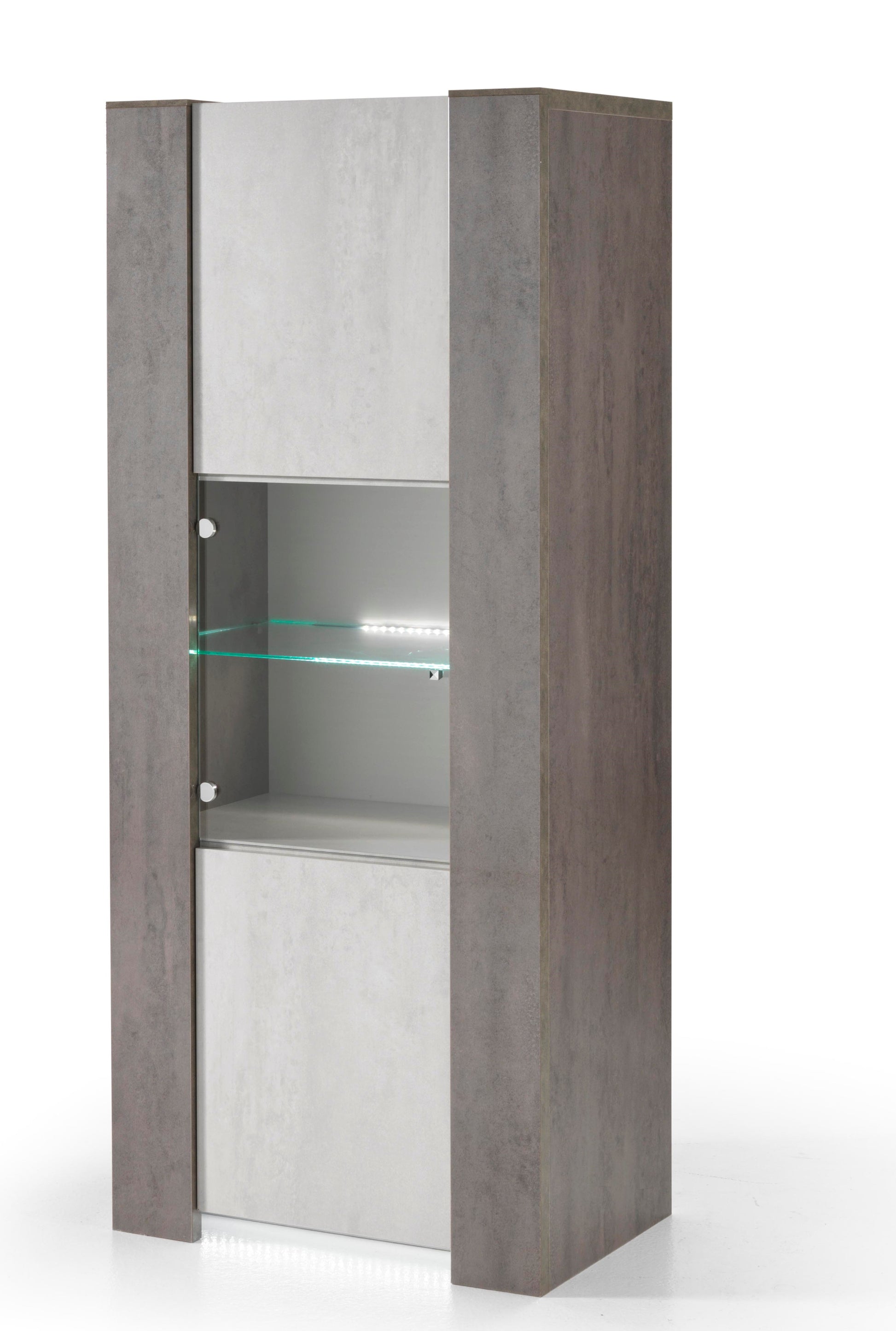 Evallo 1 Door Display Cabinet