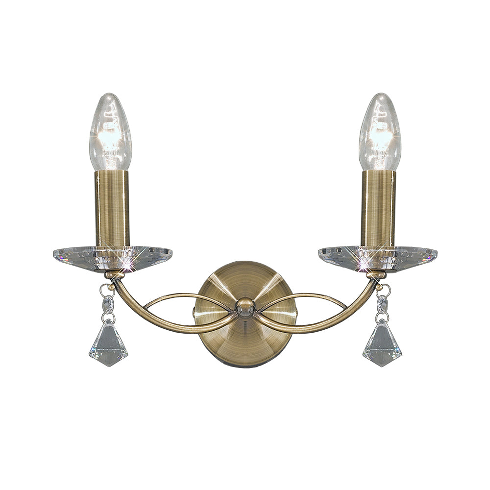 Richmond Double Wall Light - Bronze 