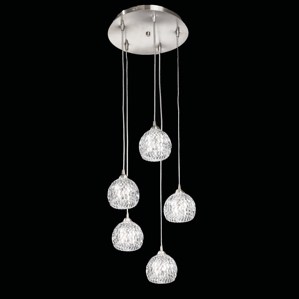 Taylor 5 Light Round Cluster Pendant