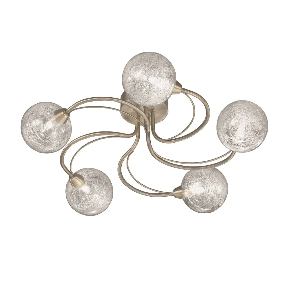 Finch 5 Light Semi-Flush - Bronze