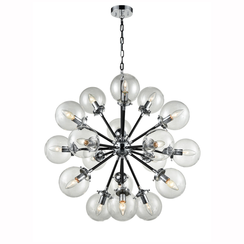 Burton 18 Light Pendant - Chrome