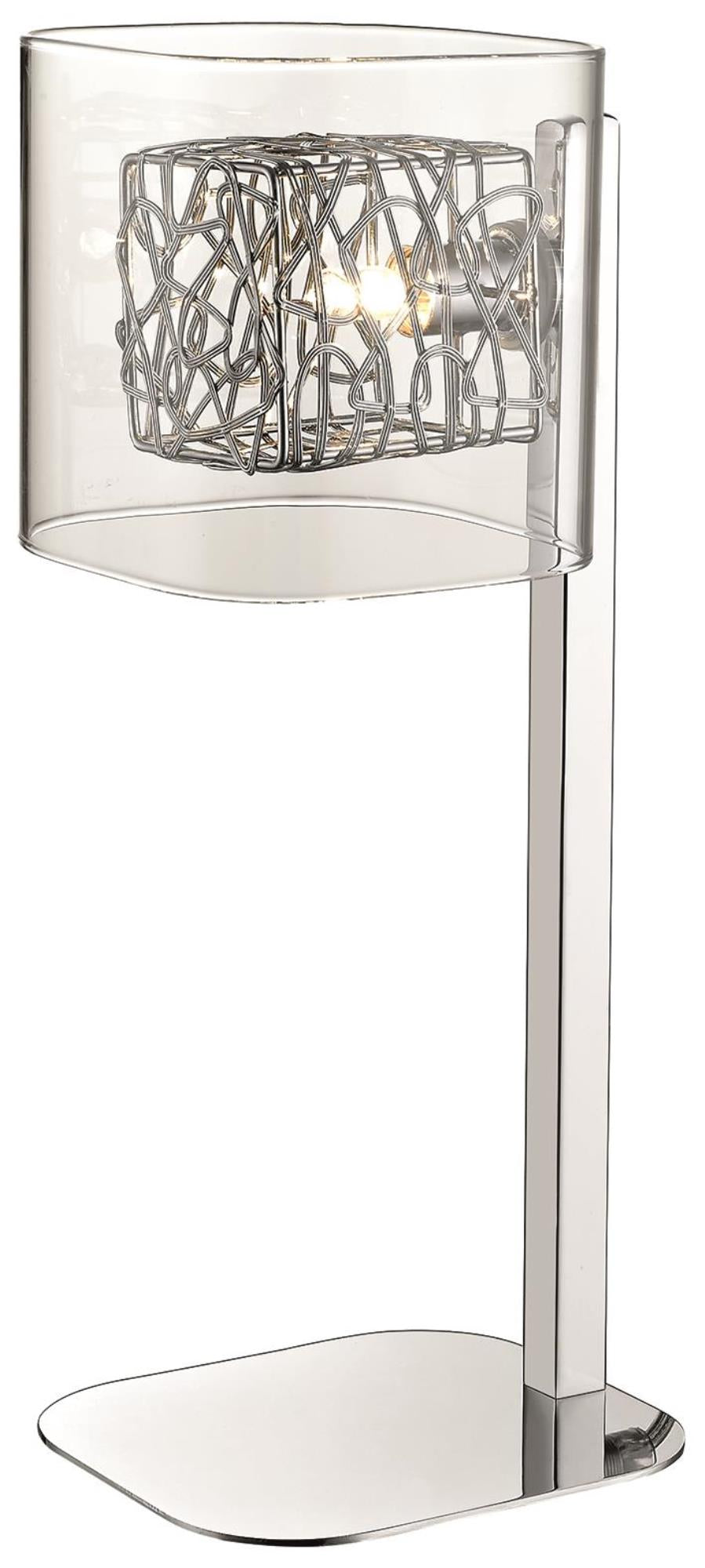 Lawson 1 Light Table Lamp - Chrome or Copper