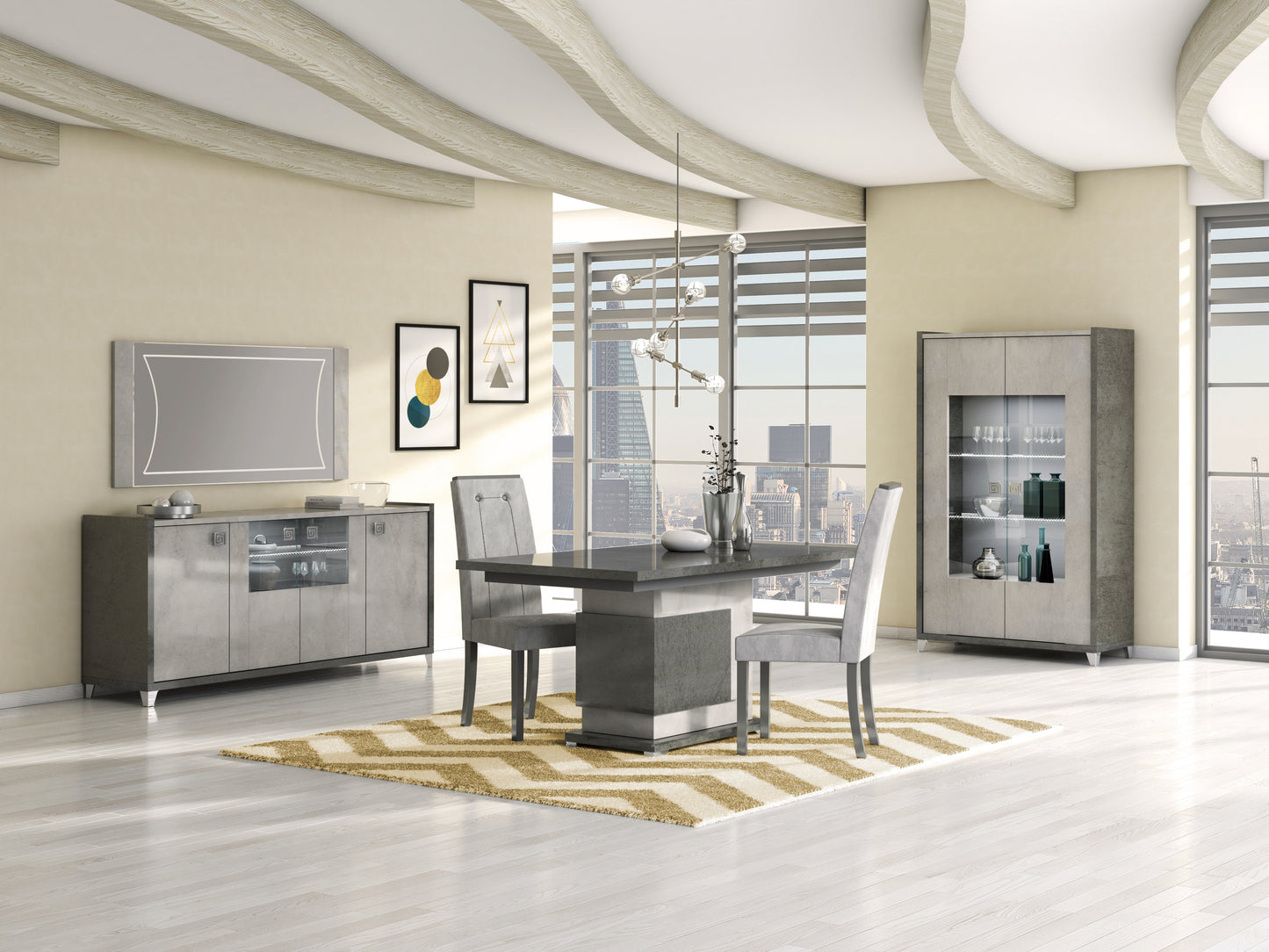 Hilt Extending Column Dining Table 