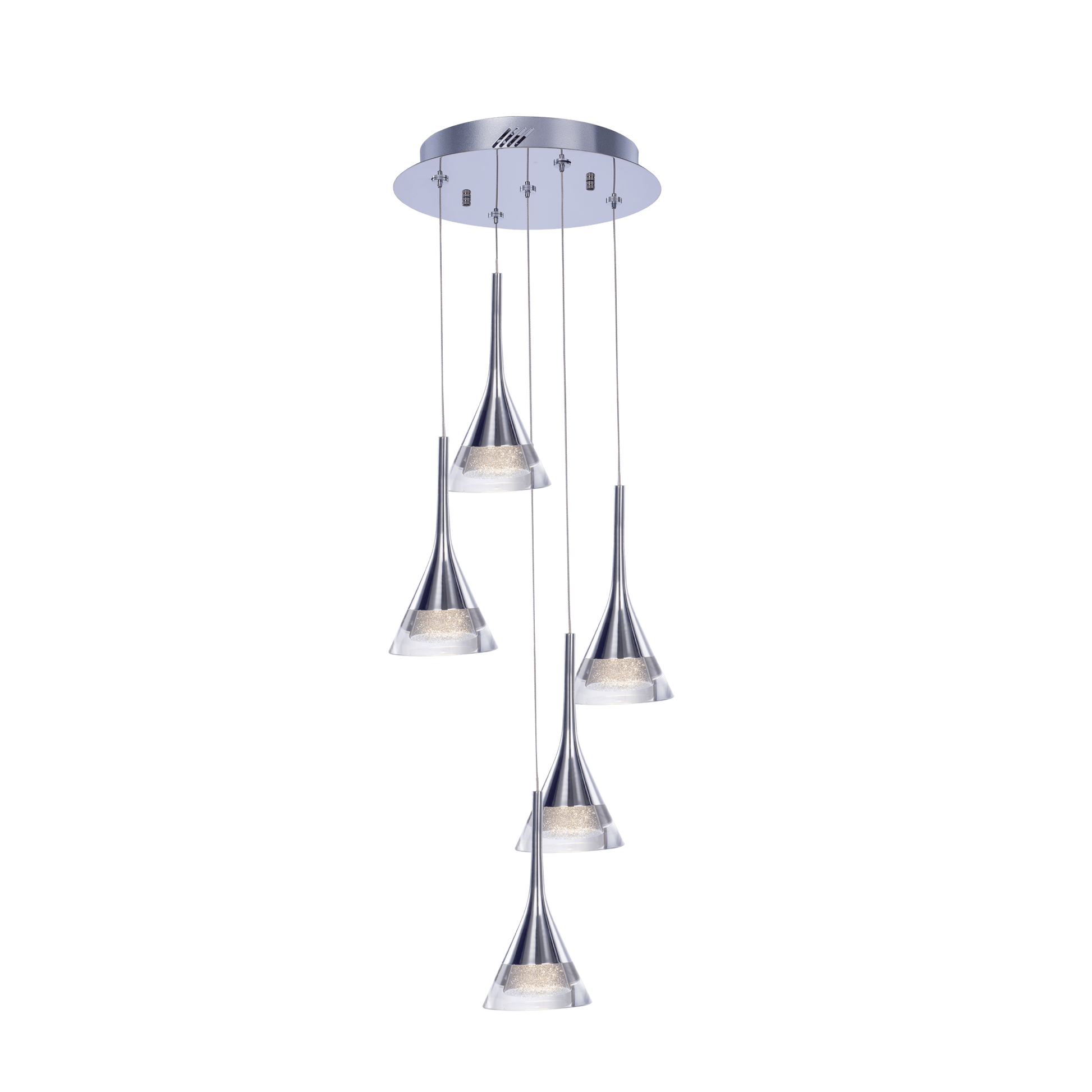 Mace 5 Light LED Spiral Pendant