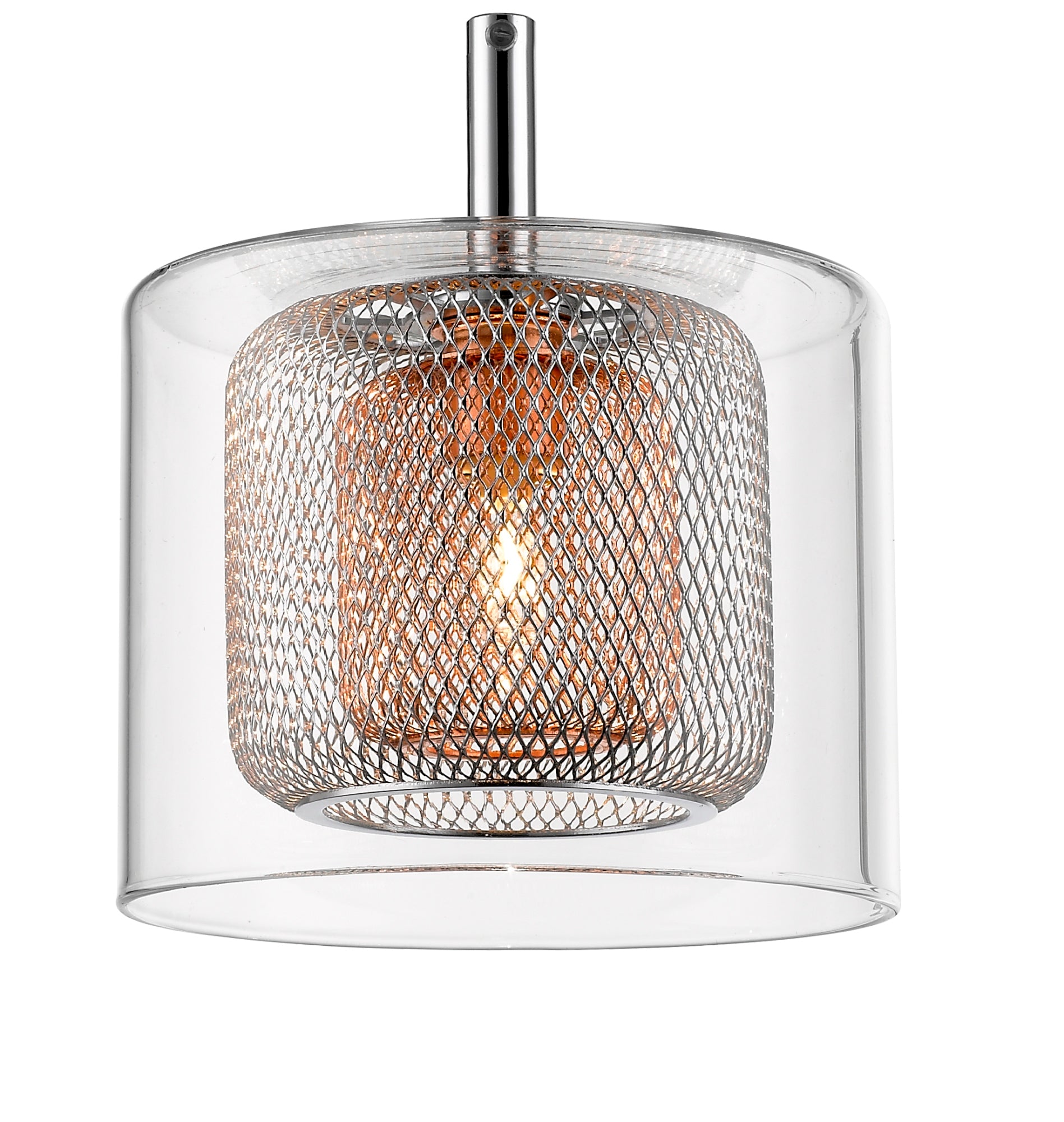 Albion 4 Light Square Flush 