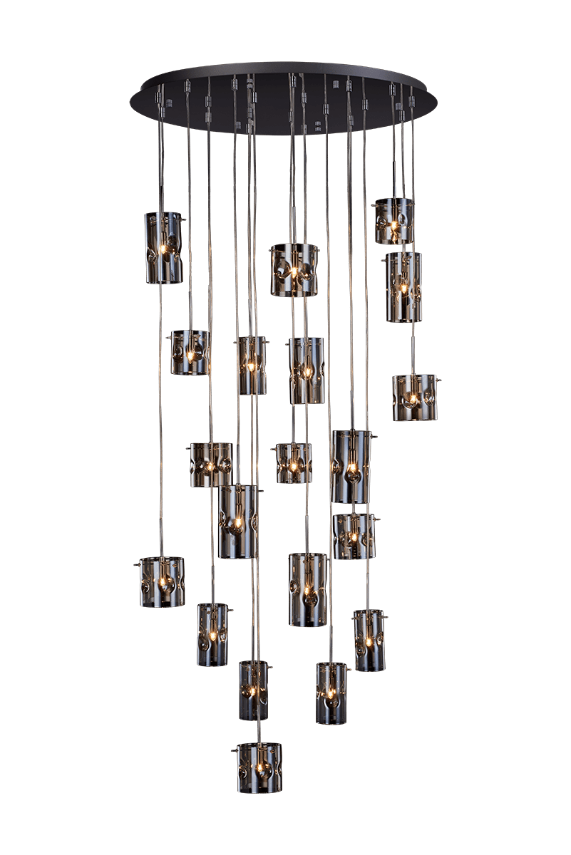 Hessey 20 Light Cluster Pendant - 2 Colour Options