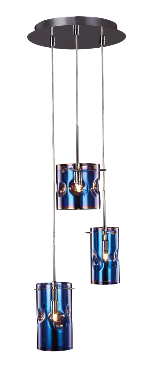 Hessey 3 Light Spiral Pendant - 2 Colour Options