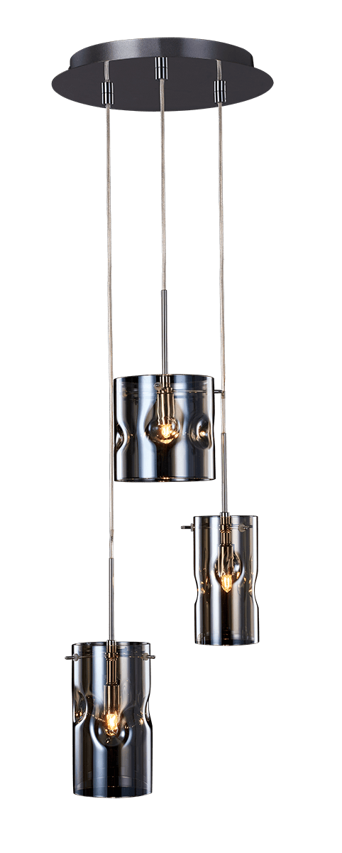 Hessey 3 Light Spiral Pendant - 2 Colour Options