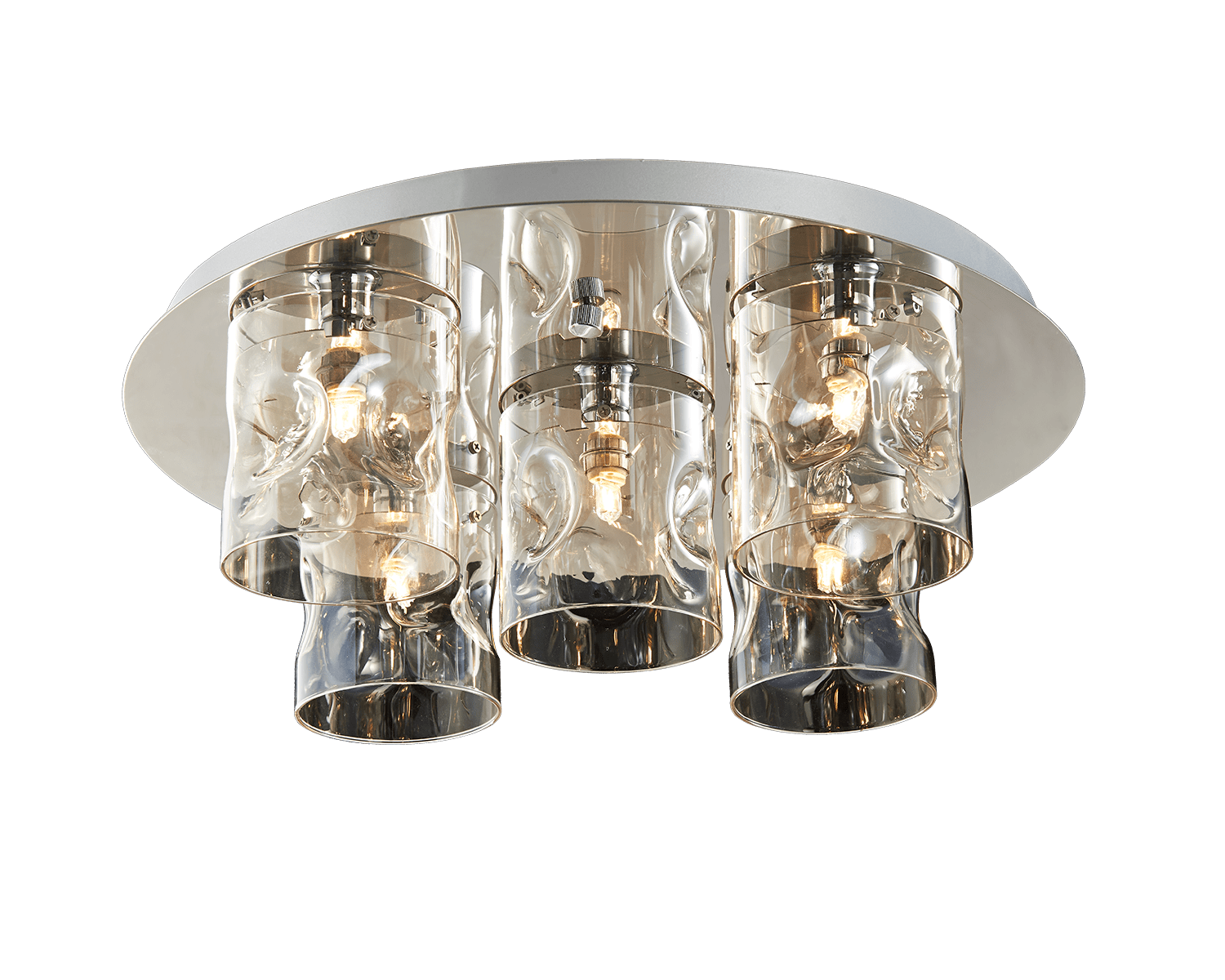 Hessey 5 Light Flush - 2 Colour Options