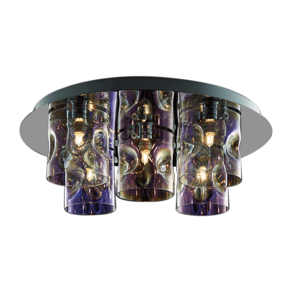 Hessey 5 Light Flush - 2 Colour Options