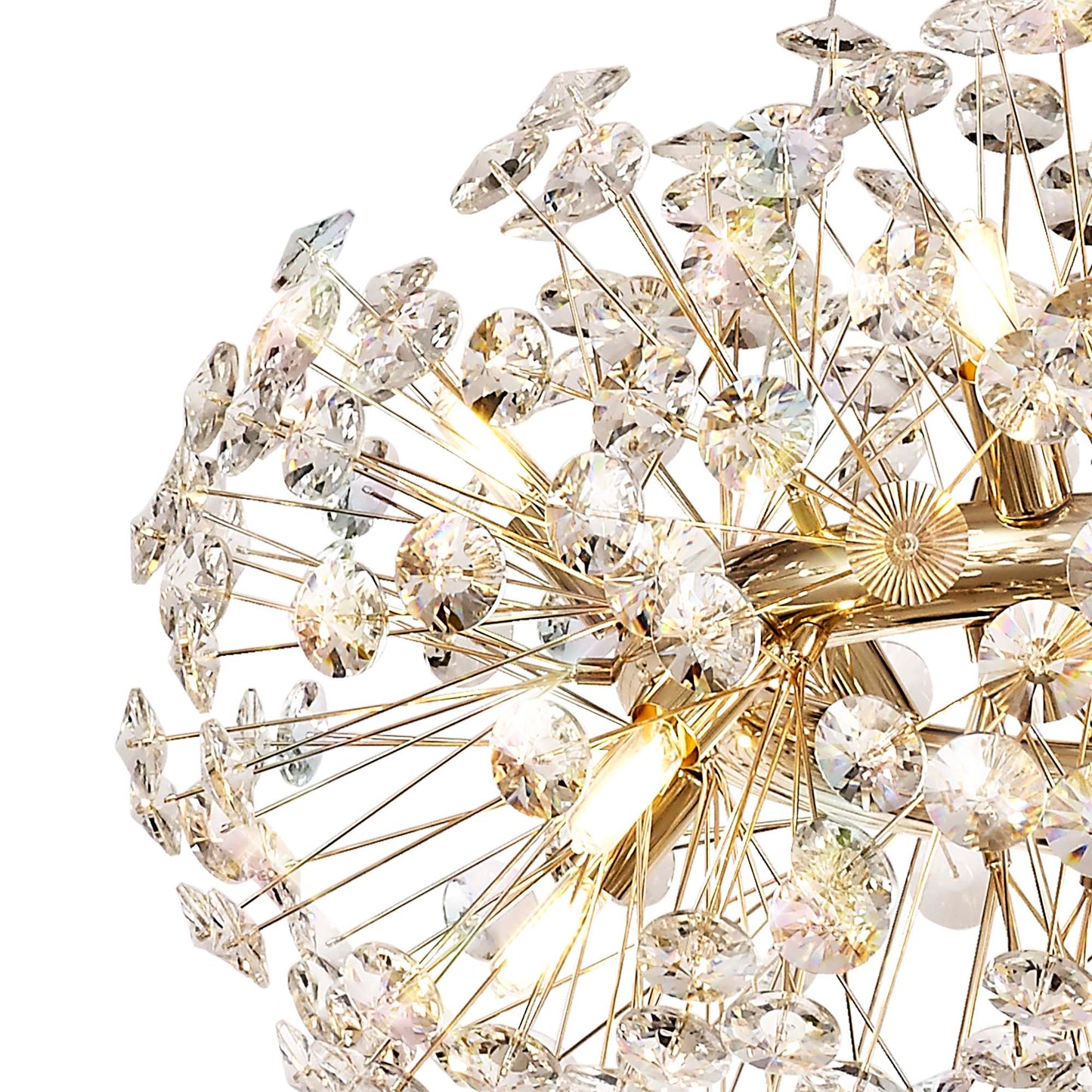 Kresta French Gold Halo Pendant