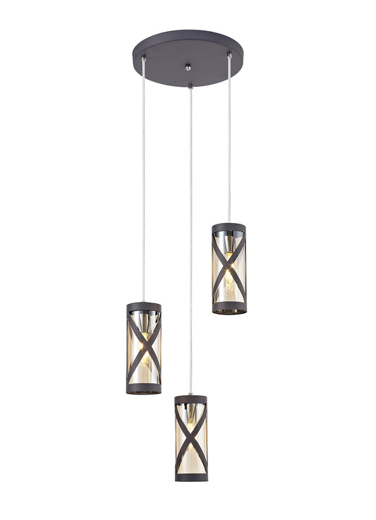 Goddard 3 Light Round Pendant