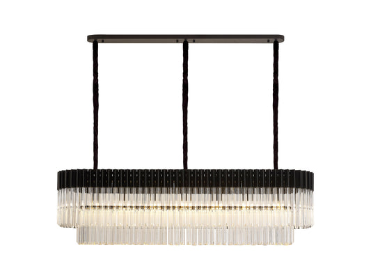 Keel Rectangular 7 Light Pendant