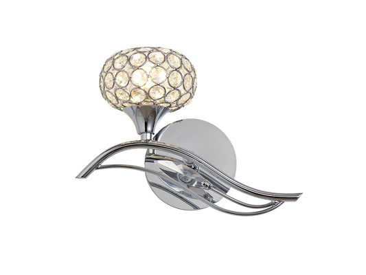 Sylvan Crystal Left Wall Light