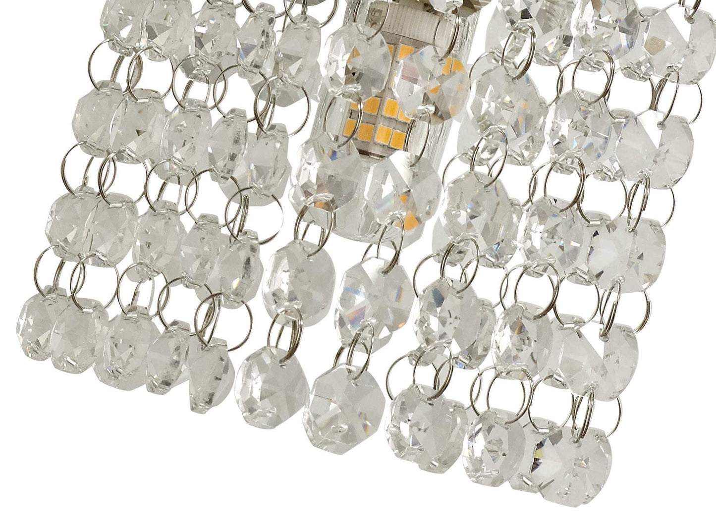 Devon Single Crystal Wall Light - IP44