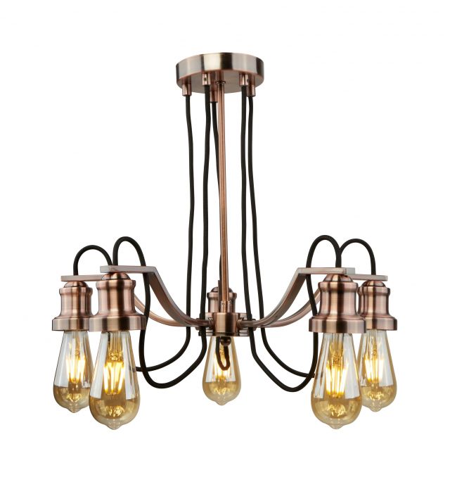 Jevan 5 Light Semi-Flush