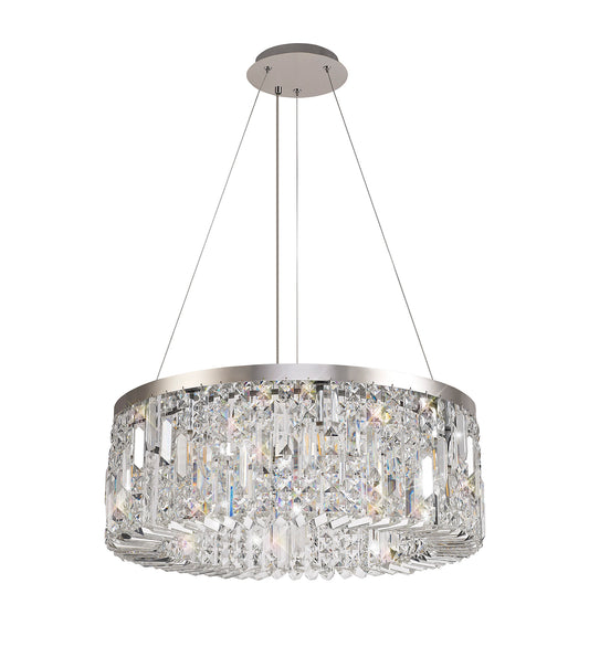 Regent Small Chrome Round Pendant