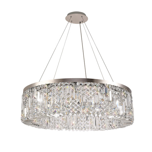 Regent Large Chrome Round Pendant