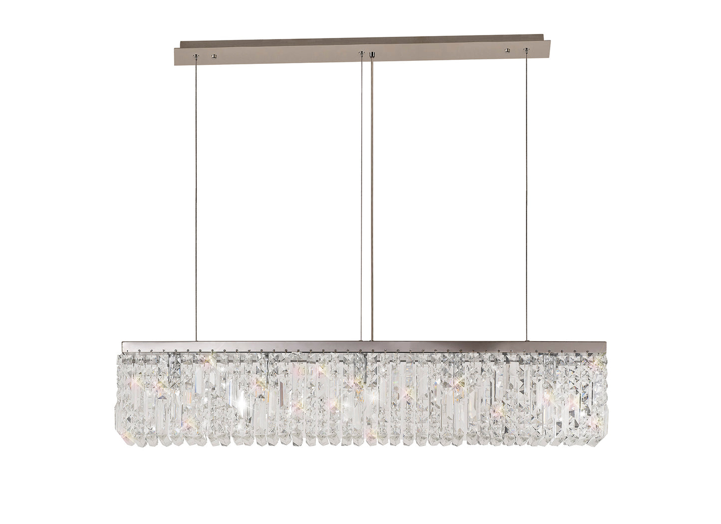 Regent Small Chrome Linear Pendant