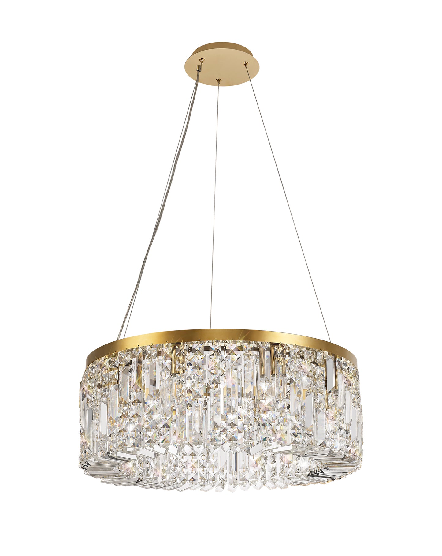 Regent Small Gold Round Pendant