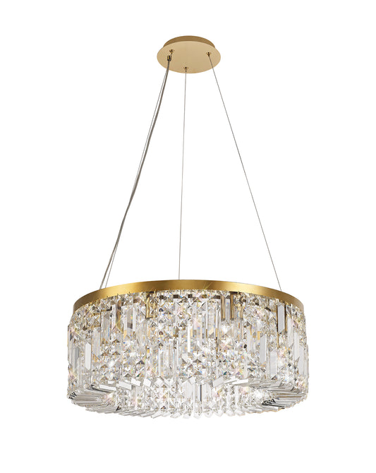 Regent Small Gold Round Pendant