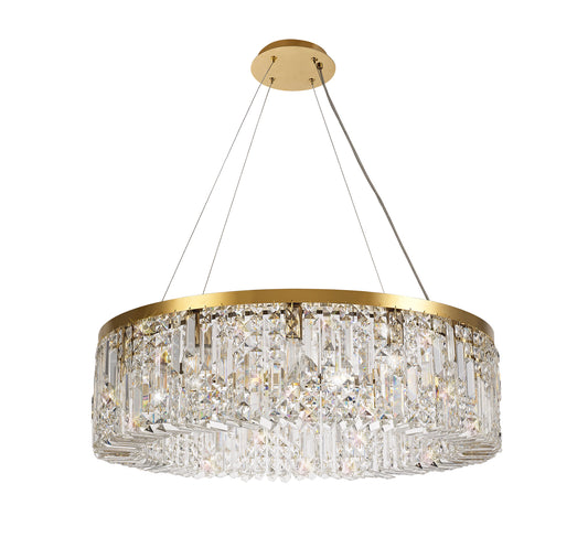 Regent Large Gold Round Pendant