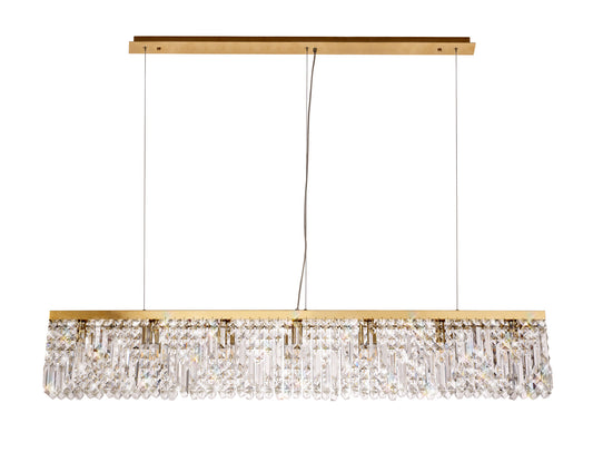 Regent Large Gold Linear Pendant